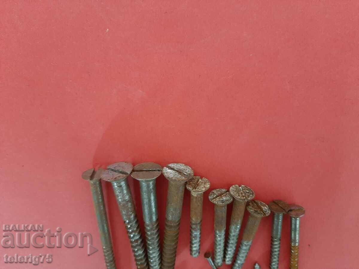 Old Retro Steel Screws/Videos-65 pcs with price 30.00 BGN | € 15.34 Old Retro Steel Screws/Videos-65 pcs with price 30.00 BGN | € 15.34