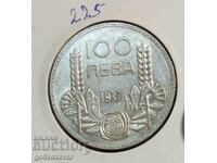 Bulgaria 100 BGN 1937 Silver.!
