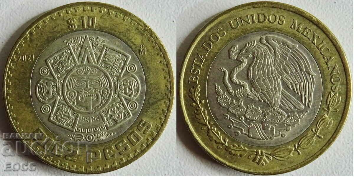 0067 Mexic 10 pesos 2021