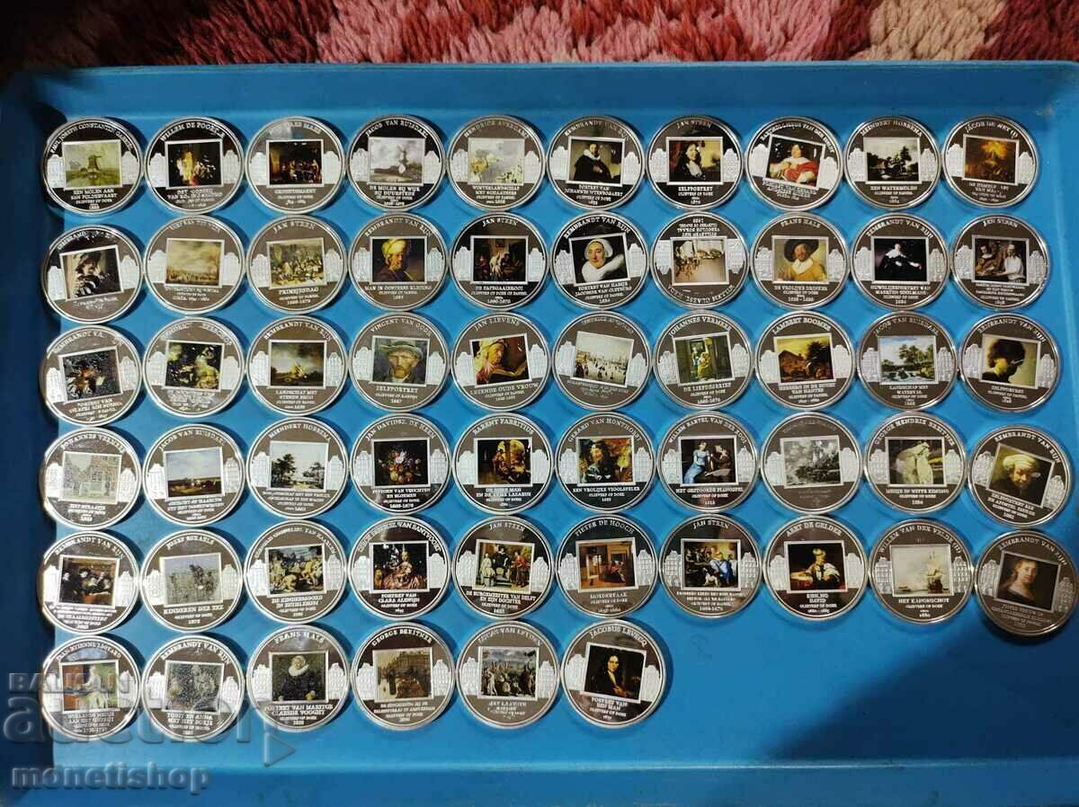 Collection of 56 pcs. modern medals