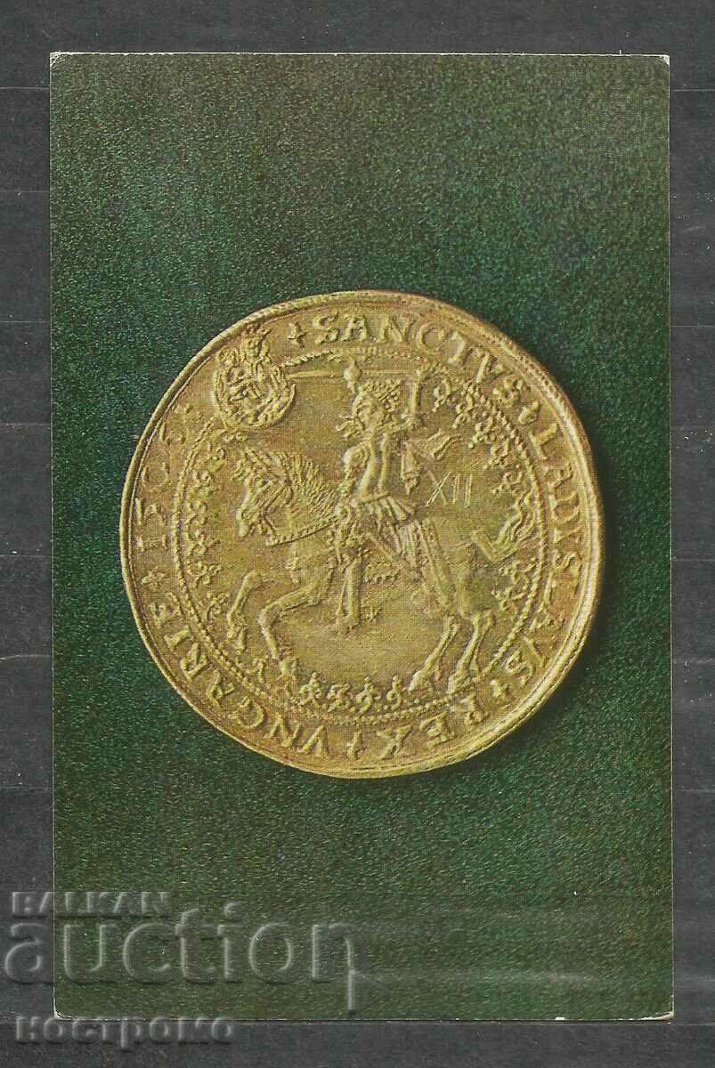 12 ducats 1506 gold coin - RUSSIA Old Post card - A 1409