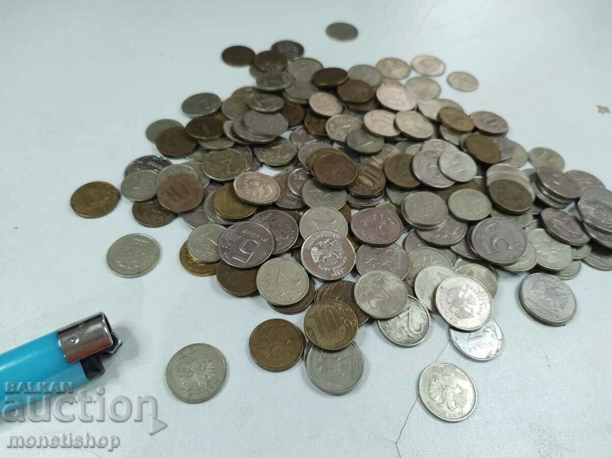 Auction Lot of over 200 pcs. coins with denominations of 1, 2, 5 and 10 rubles Auction Lot of over 200 pcs. coins with denominations of 1, 2, 5 and 10 rubles
