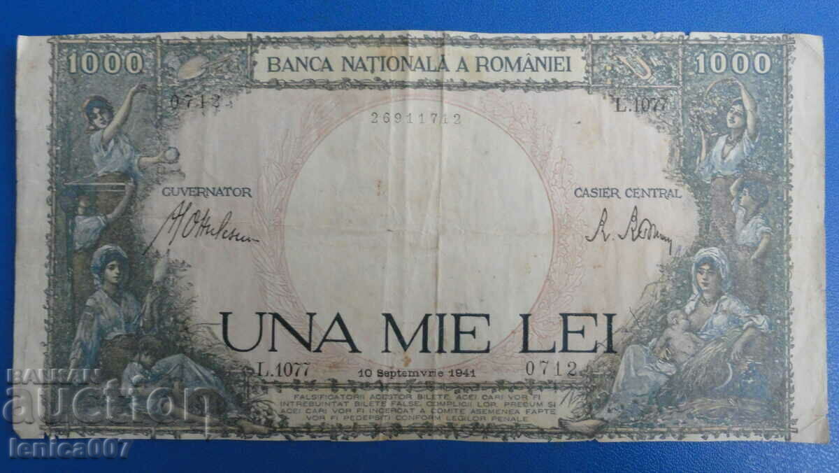Romania 1941 - 1000 lei - 5 Romania 1941 - 1000 lei - 5