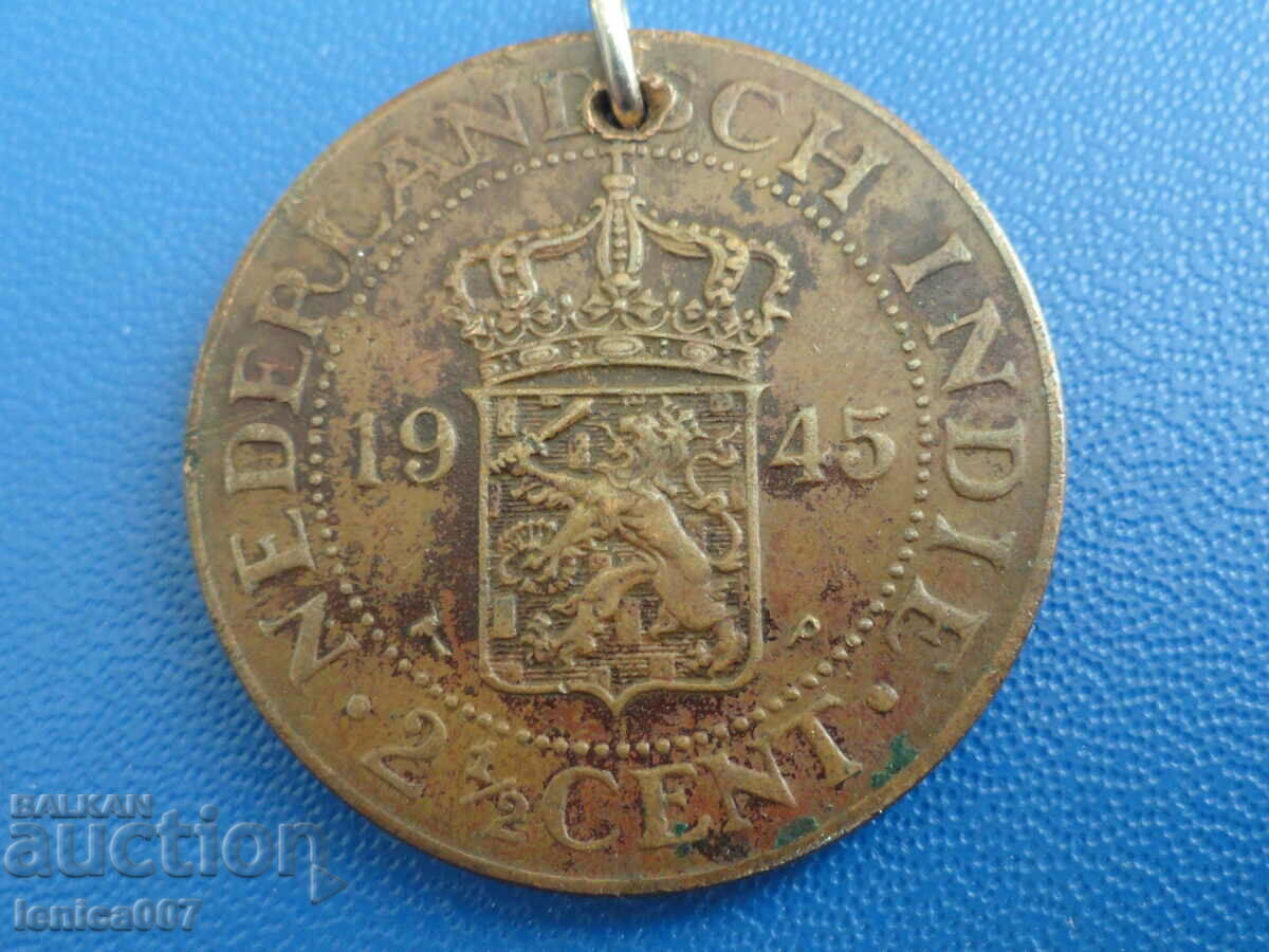 Auction Netherlands East Indies 1945 - 2.5 cents Auction Netherlands East Indies 1945 - 2.5 cents