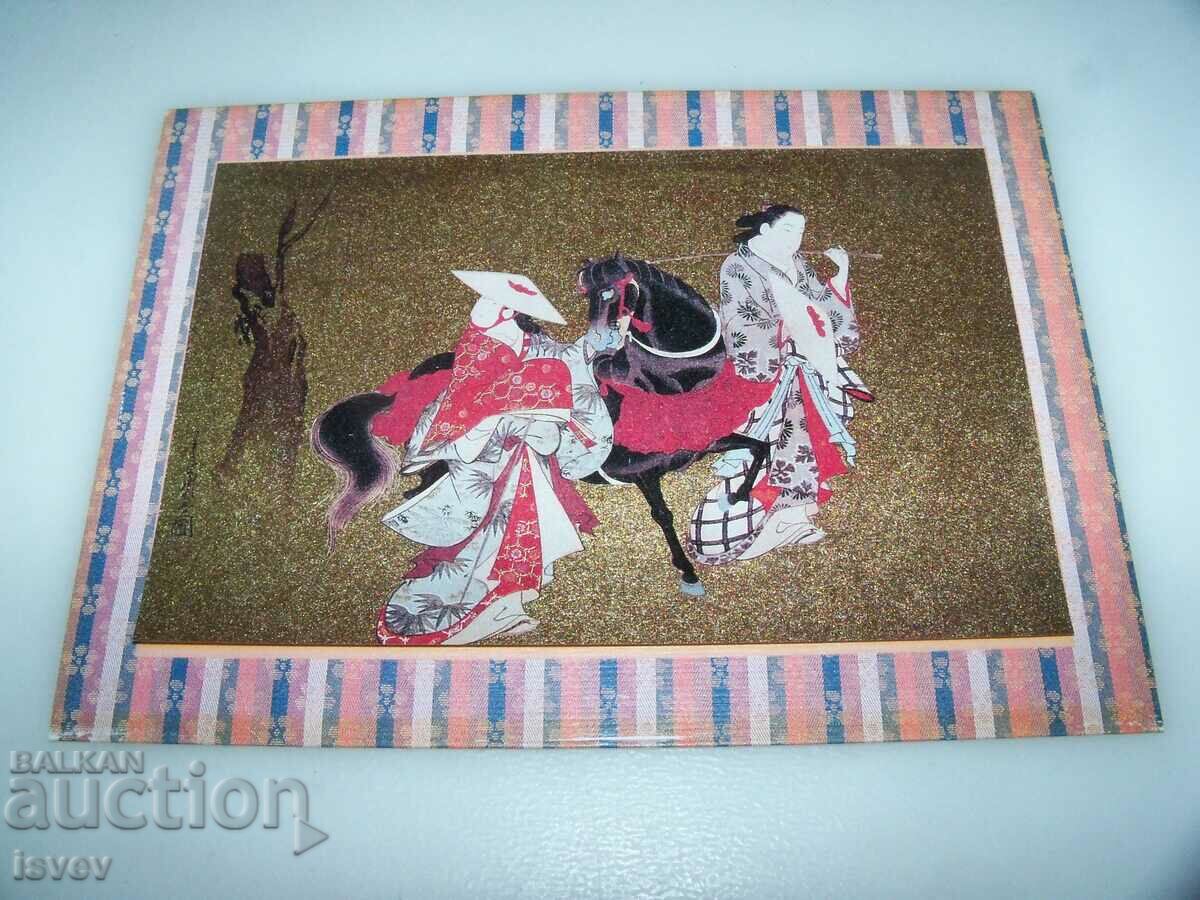 Luxury Japanese postcard calendar for 1988. with price 10.00 BGN | € 5.11