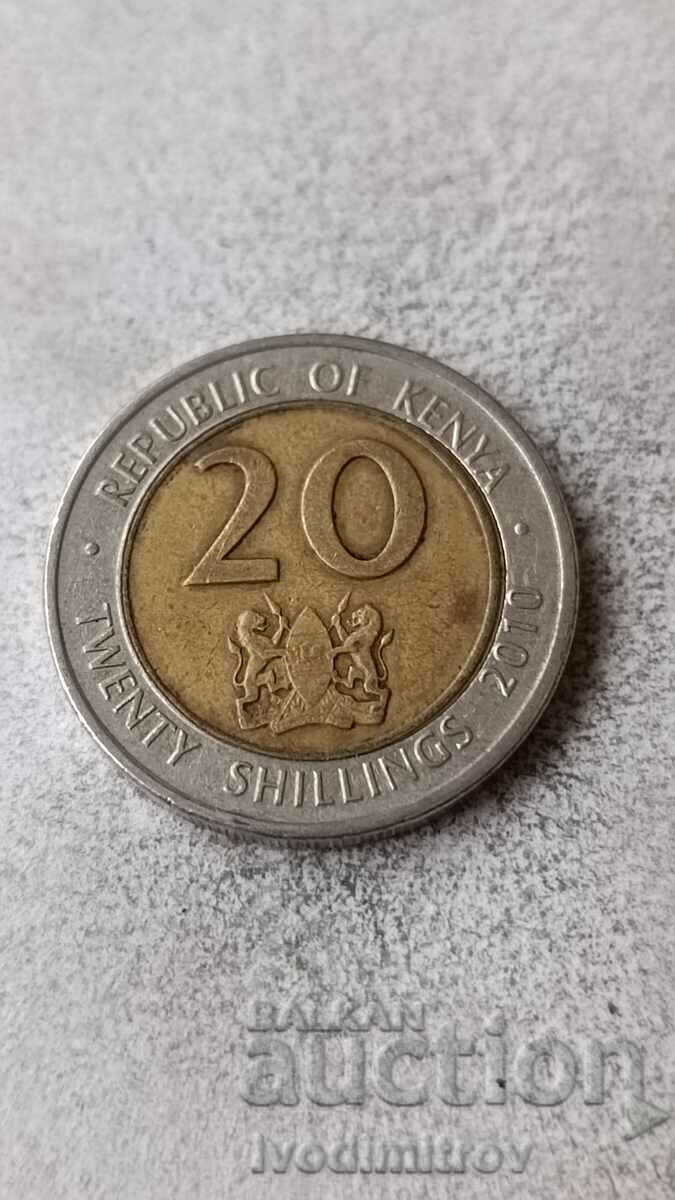 Kenya 20 de șilingi 2010