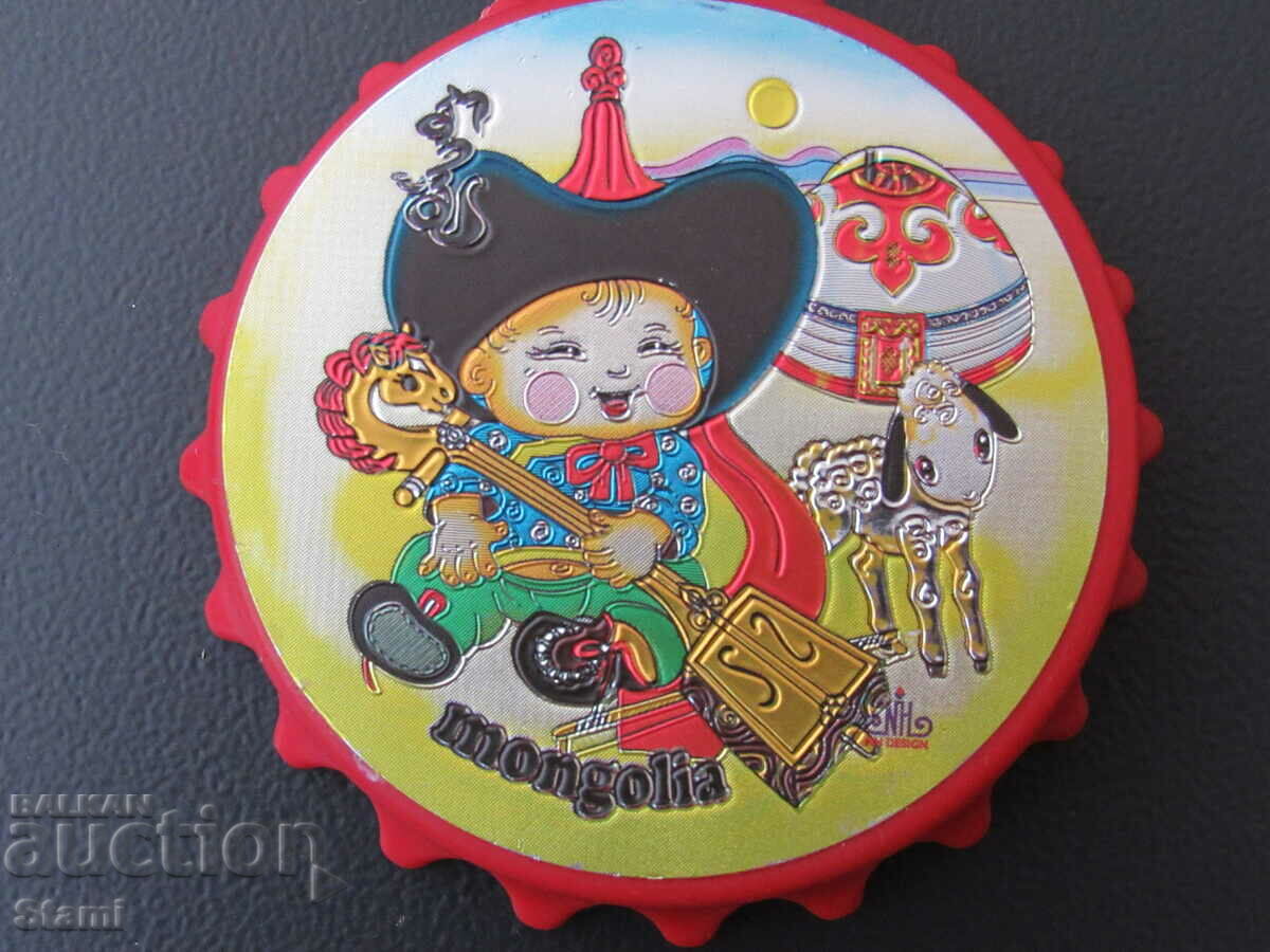 Large authentic magnet from Mongolia-series-opener-4 with price 8.00 BGN | € 4.09 Large authentic magnet from Mongolia-series-opener-4 with price 8.00 BGN | € 4.09