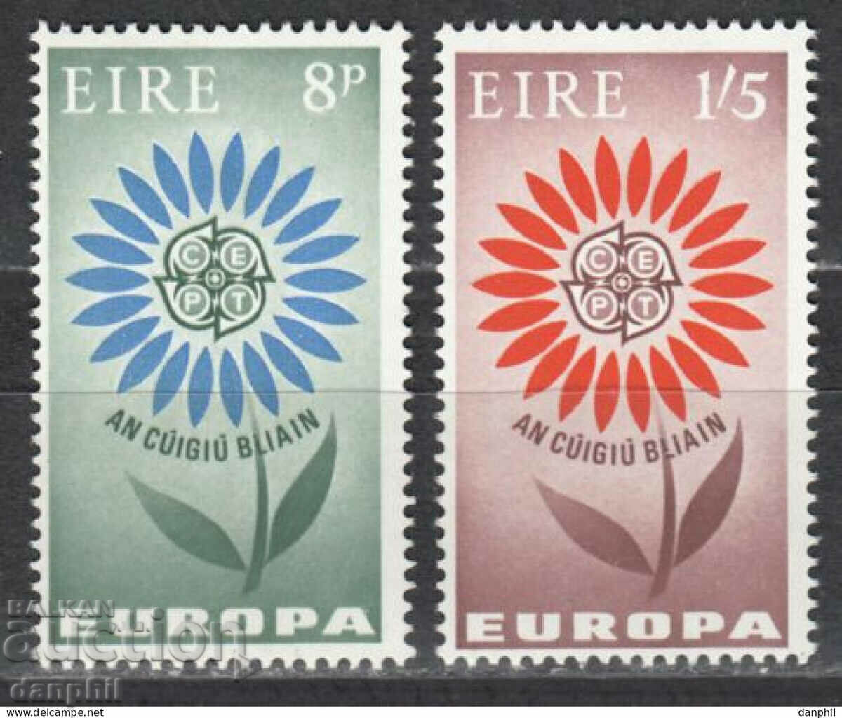 Irlanda 1964 Europa CEPT (**) curat, netimbrat