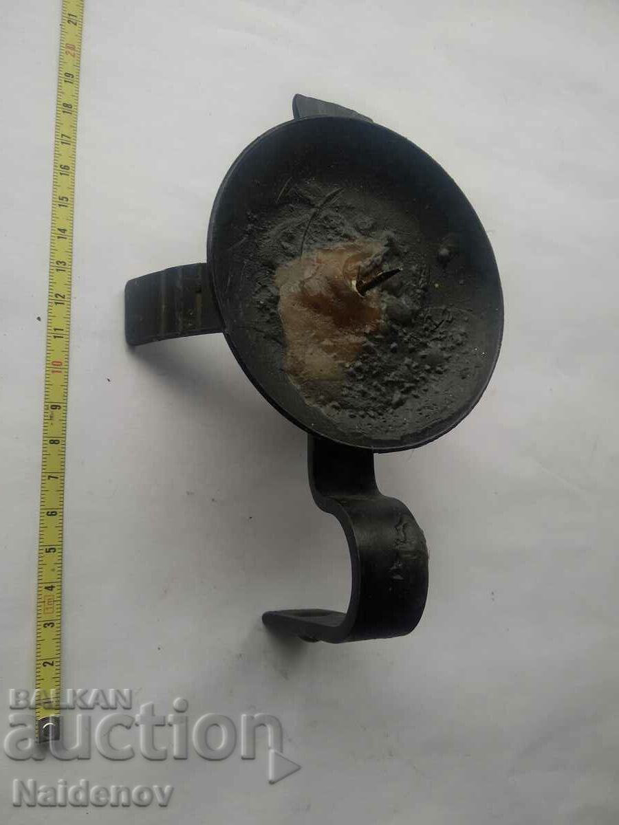 Candlestick wrought iron