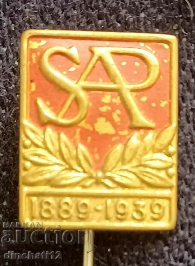 SAP 1889-1939 Социалдемократическа работническа партия