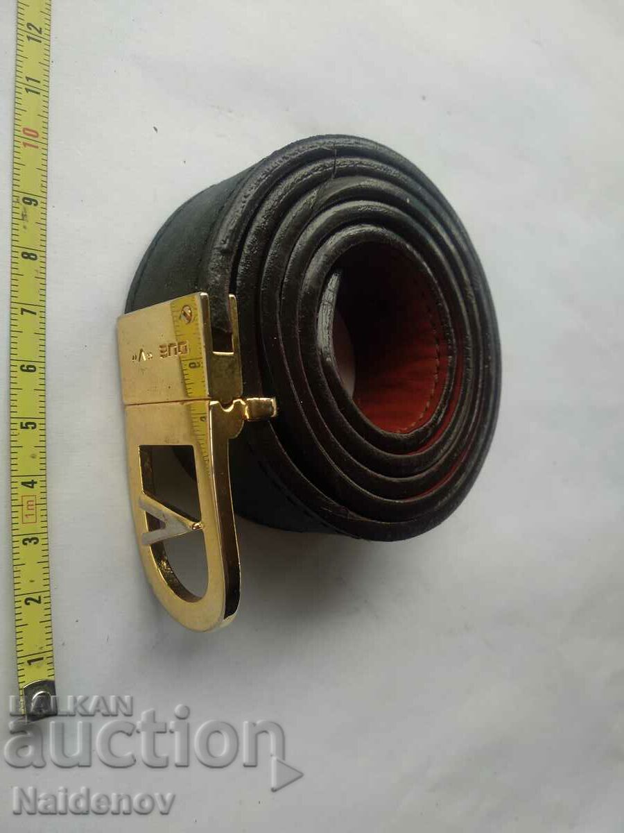 Men's leather belt 102 cm. with price 9.99 BGN | € 5.11