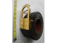Men's leather belt 102 cm.