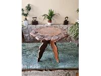 Beautiful antique table with wood carving