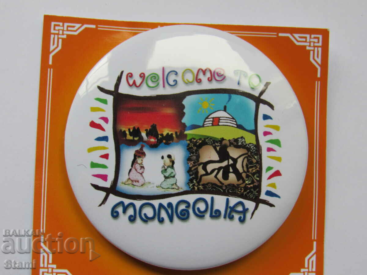 Metal badge - Mongolia with price 6.90 BGN | € 3.53 Metal badge - Mongolia with price 6.90 BGN | € 3.53