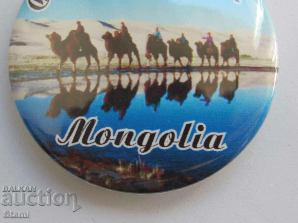 Auction Metal badge - Mongolia Auction Metal badge - Mongolia