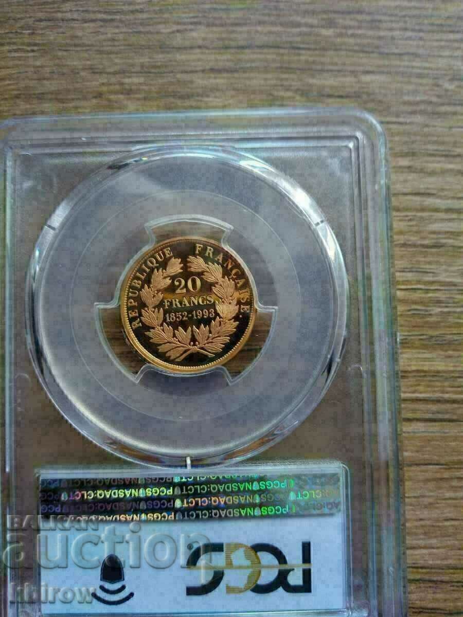 Collector's coin 20 francs 1993.RARE with price 2499.00 BGN | € 1277.72 Collector's coin 20 francs 1993.RARE with price 2499.00 BGN | € 1277.72