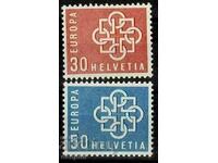 Elveția 1959 Europa CEPT (**), serie curată