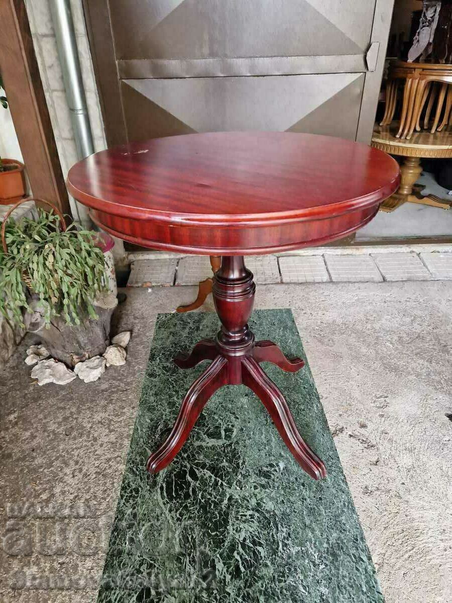 A wonderful antique wooden side table - 6