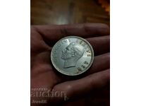 Южна Африка 5 шилинга 1952 Джордж VI голяма сребърна монета
