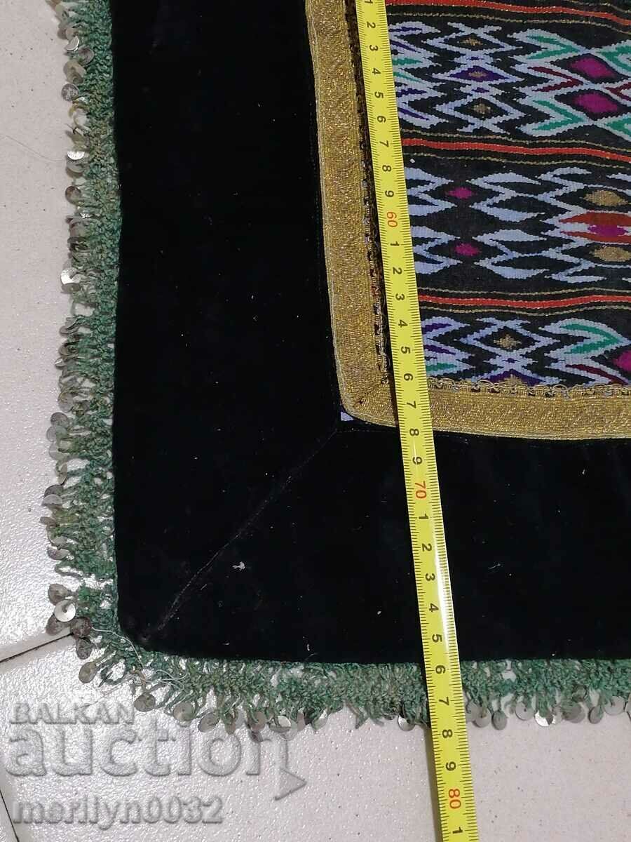 Auction Old woven embroidered embroidered apron tinsel costume, sukman Auction Old woven embroidered embroidered apron tinsel costume, sukman