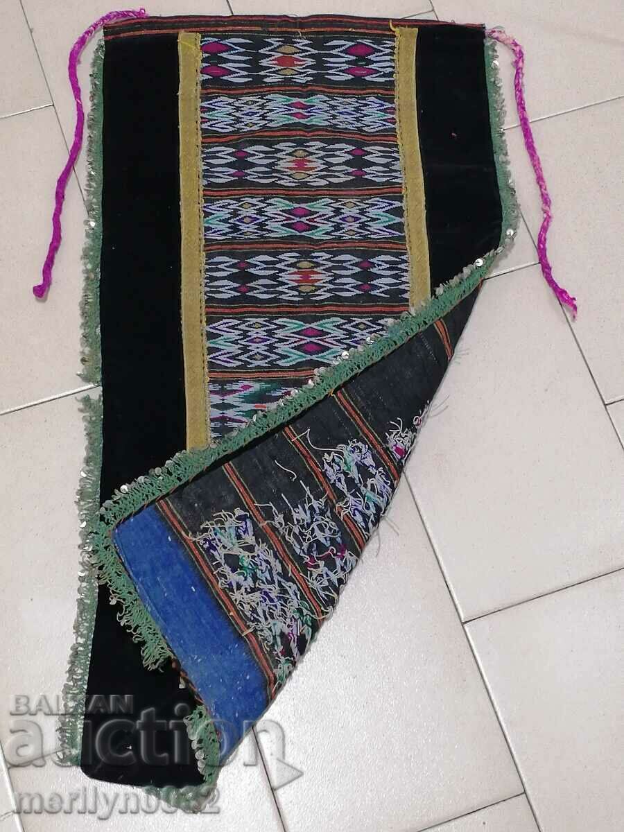 Old woven embroidered embroidered apron tinsel costume, sukman - 5 Old woven embroidered embroidered apron tinsel costume, sukman - 5