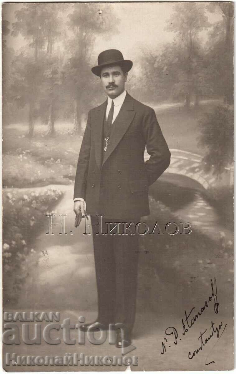 OLD PHOTO ROMANIA COSTANZA QUSTENDJA H.P. ATANASOV G468