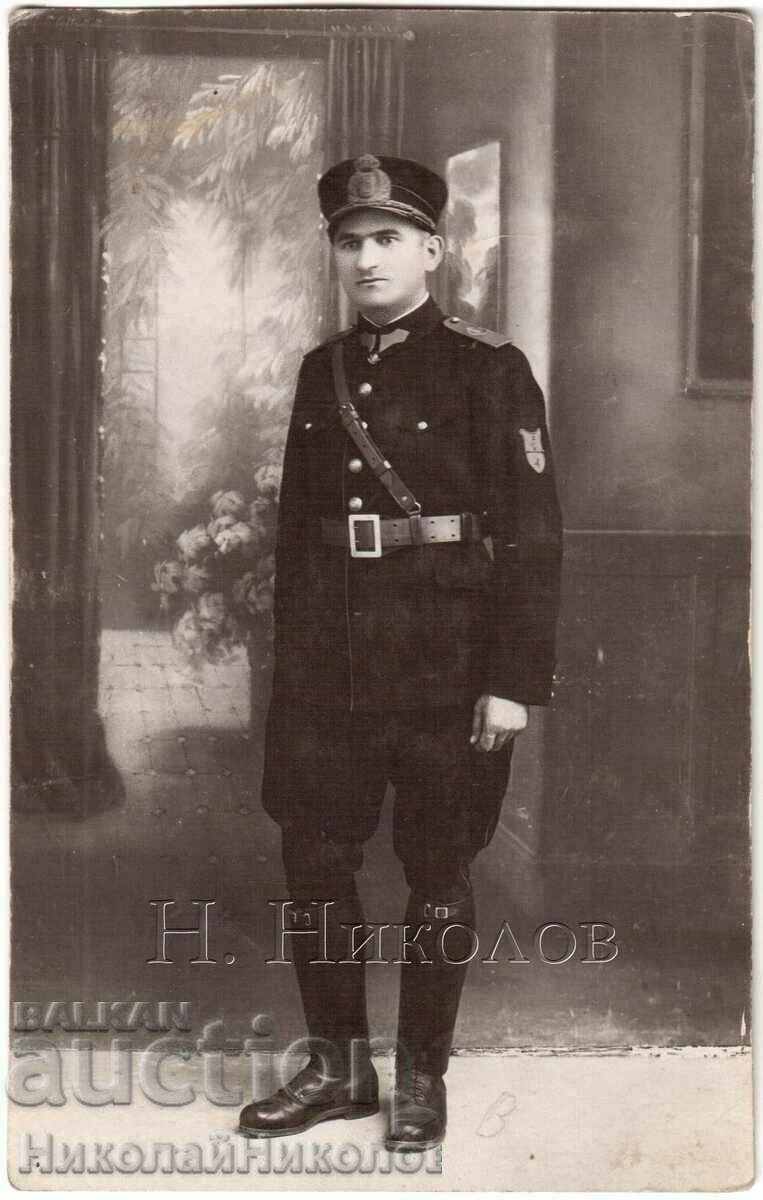 1934 OLD PHOTO ROMANIA SILISTRA MILITARY OFFICER G469