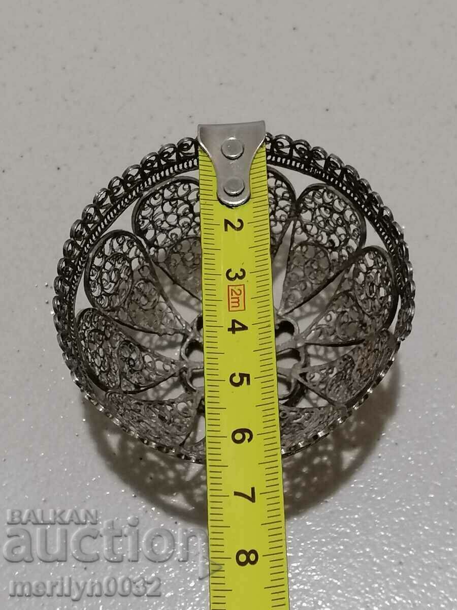Auction Vladishki Easter egg dish filigree silver 19th century Auction Vladishki Easter egg dish filigree silver 19th century