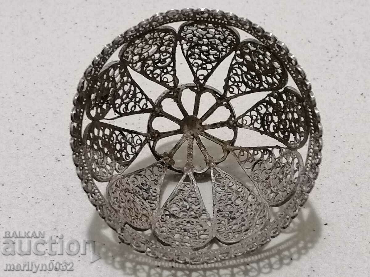 Vladishki Easter egg dish filigree silver 19th century - 5 Vladishki Easter egg dish filigree silver 19th century - 5