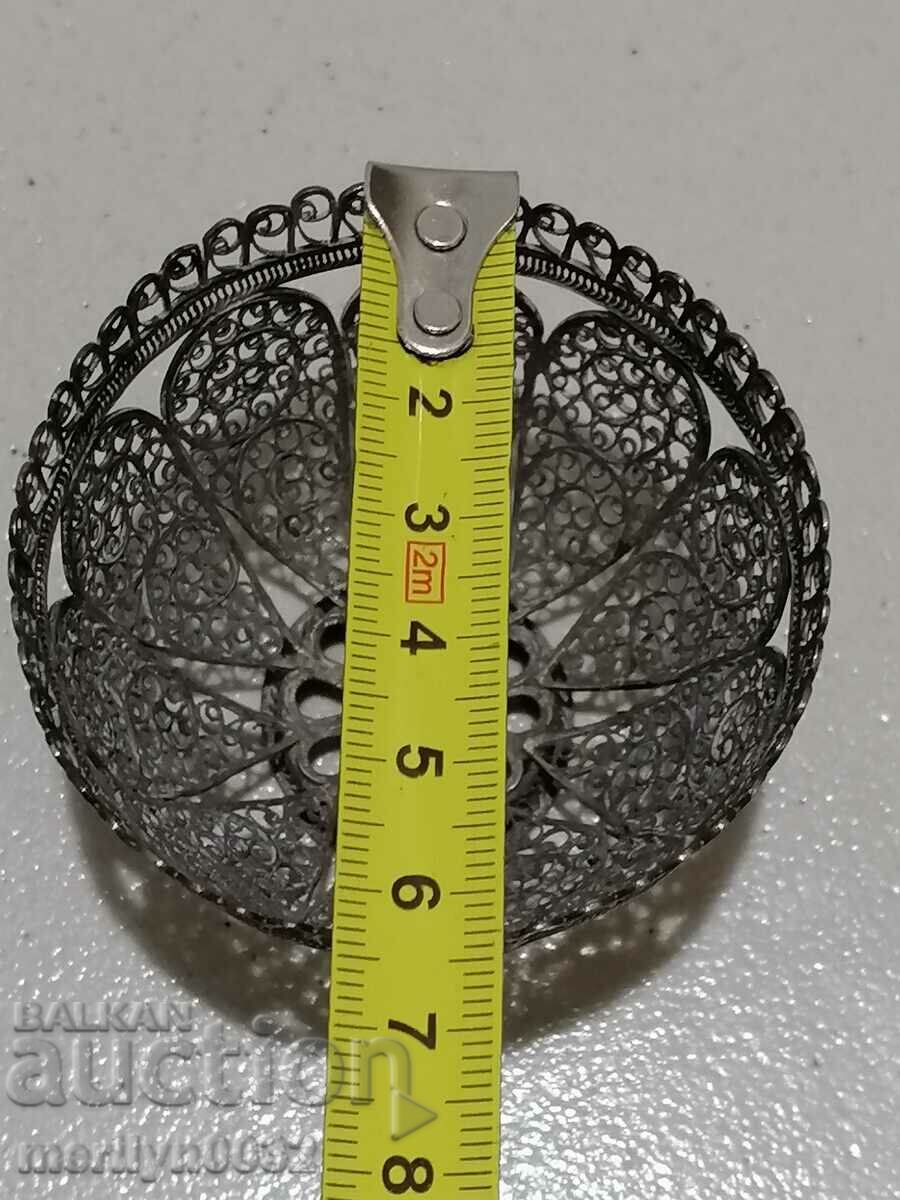 Delivery of Vladishki Easter egg dish filigree silver 19th century