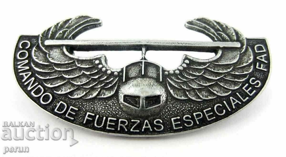 Dominican Air Force Commandos-Special Forces-Rare Badge