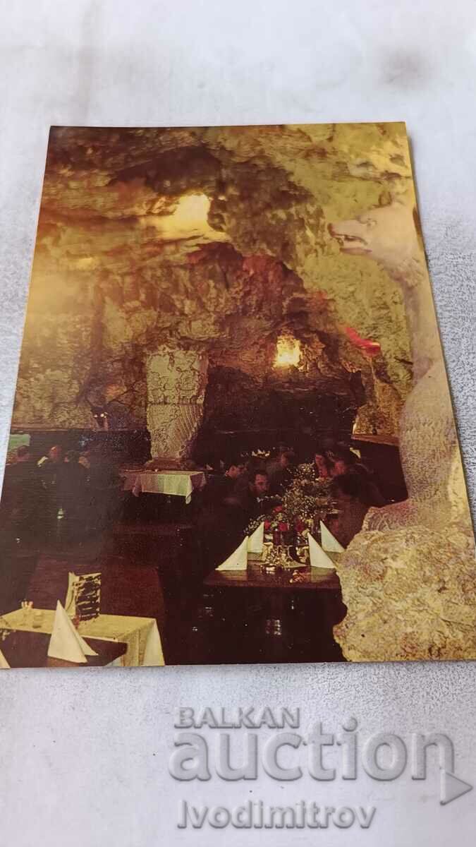 Carte poștală Pleven Restaurant Cave 1968