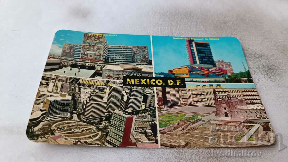 Carte poștală Mexico City Collage