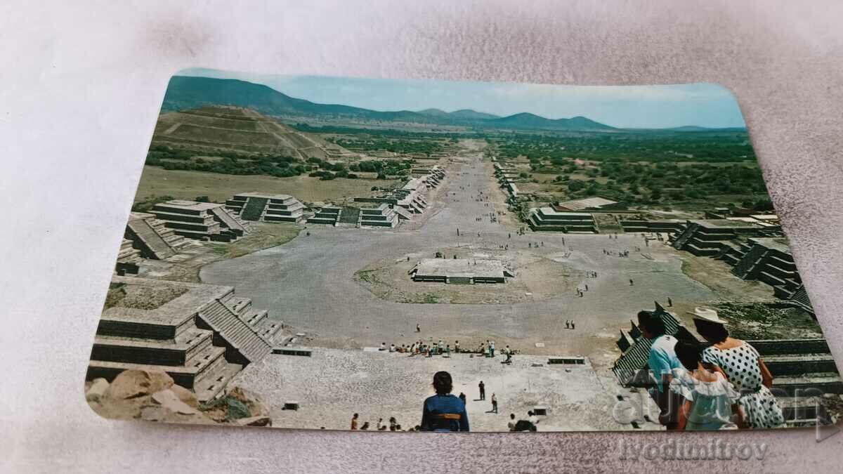 П К San Juan Teotihuacan Panoramic View Plaza of the Moon