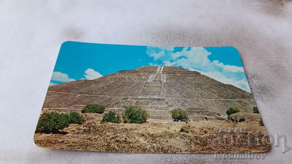 Carte poștală San Juan Teotihuacan Piramida Soarelui
