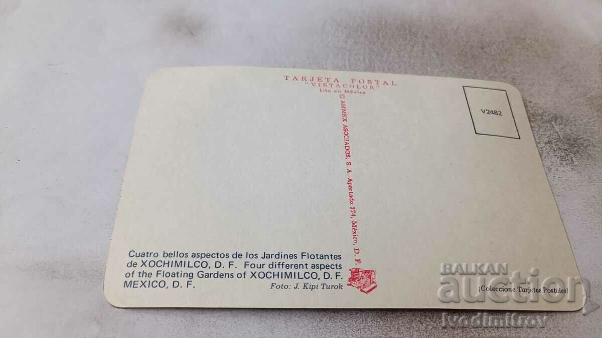 Postcard Xochimilco Collage with price 0.85 BGN | € 0.43 Postcard Xochimilco Collage with price 0.85 BGN | € 0.43