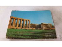 Καρτ ποστάλ Λούξορ Πάπυρος Στήλες του ναού Amun