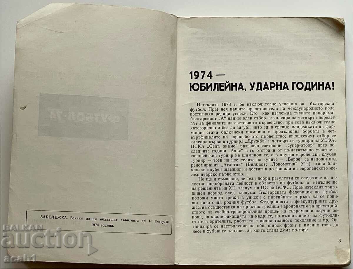 Football 74 with price 19.99 BGN | € 10.22 Football 74 with price 19.99 BGN | € 10.22