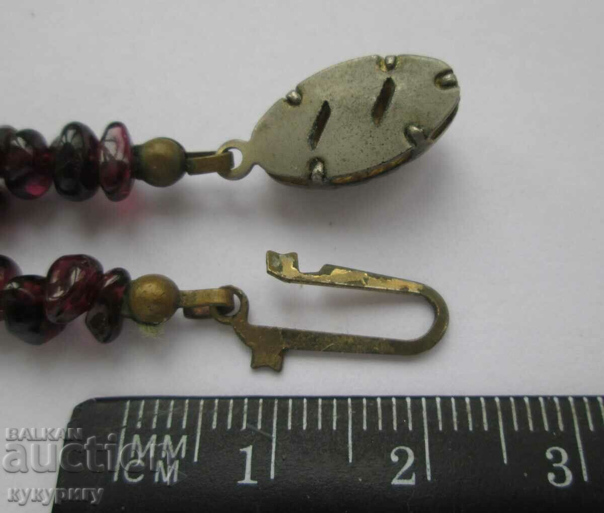 Vechi colier delicat dama colier din granat natural - 5 Vechi colier delicat dama colier din granat natural - 5