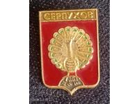 Badge. Coat of arms of ETPK SERPUHOV