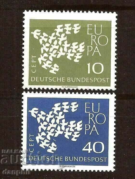 Γερμανία 1961 Ευρώπη CEPT (**) καθαρή, χωρίς σφραγίδα σειρά Γερμανία 1961 Ευρώπη CEPT (**) καθαρή, χωρίς σφραγίδα σειρά
