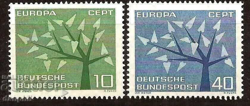 Germany 1962 Europe CEPT (**) clean, unstamped series