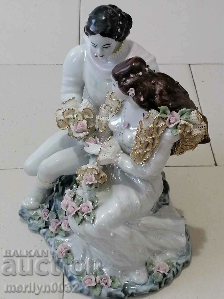 Porcelain figure 21 cm plastic statuette porcelain Romania with price 247.00 BGN | € 126.29 Porcelain figure 21 cm plastic statuette porcelain Romania with price 247.00 BGN | € 126.29