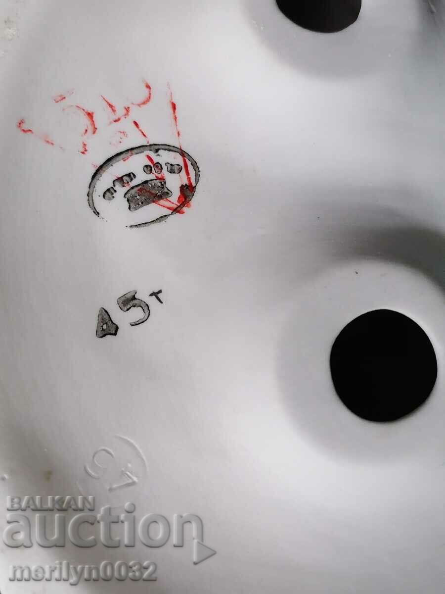 Porcelain figure 21 cm plastic statuette porcelain Romania - 7 Porcelain figure 21 cm plastic statuette porcelain Romania - 7