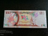 Bancnota - Guyana - 50 de dolari UNC | 2016