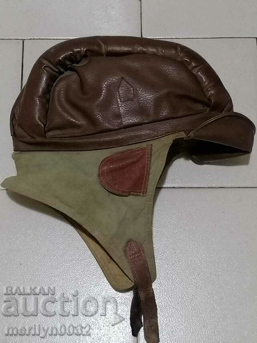 Casca moto din piele MIA 50s NRB - 5