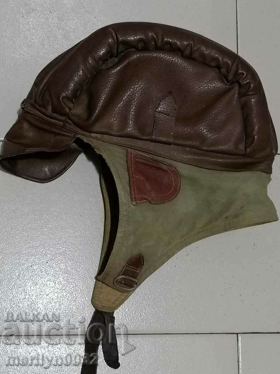 Casca moto din piele MIA 50s NRB - 6