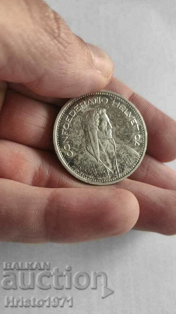 5 franci 1953 - Elveția