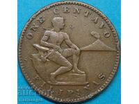 USA Philippines 1 Centavos 1925 Manila Bronze