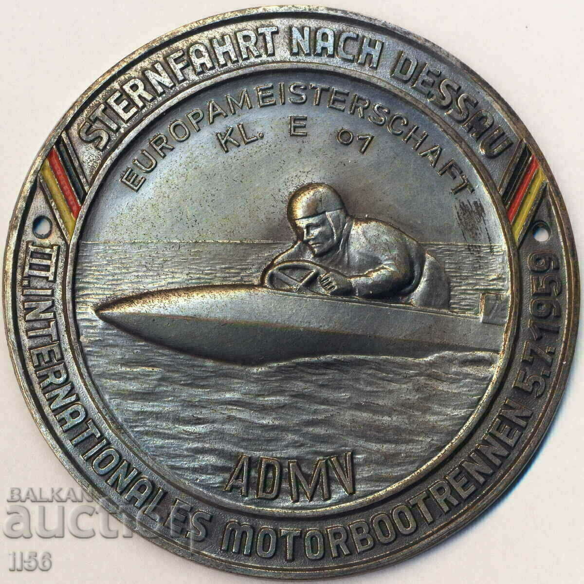 Germany - Water Sports Medal - Scooters 1959